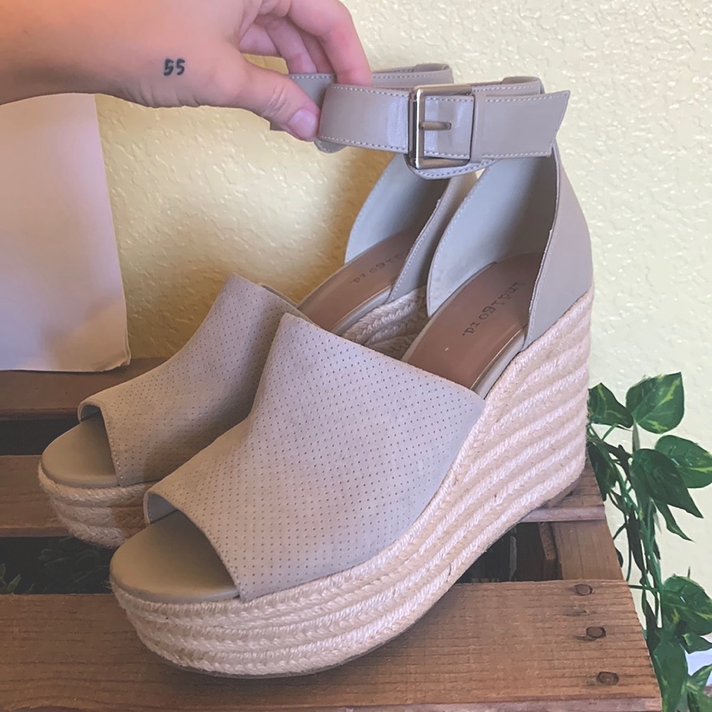 Platform Espadrille Wedges